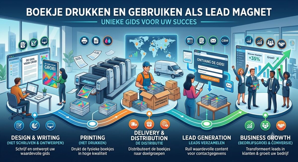 Boekje drukken en gebruiken als lead magnet